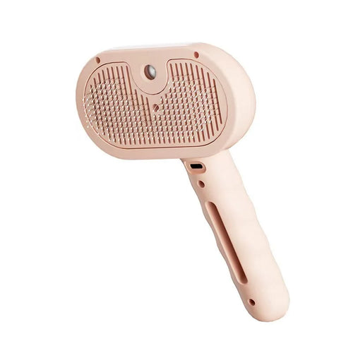 Steamy Dog Brush Electric Spray Cat Hair Brush 3 in1 Dog Steamer Brush