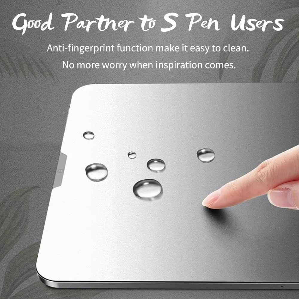 2pcs Paper Feel Screen Protector Film For Samsung Galaxy Tab S6 Lite