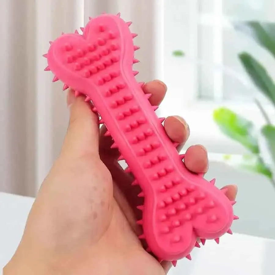 1/3pcs Pet Bone Shaped Dog Chew Toys Teeth Cleaning Chew Toys, Dog