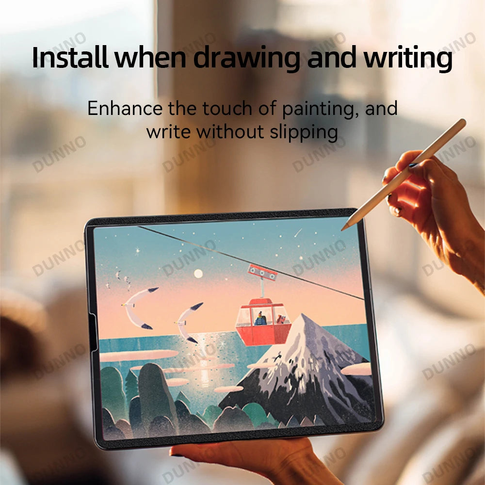 Paper Feel Screen Protector Film for iPad Air 11in 2024 Pro 11/12.9