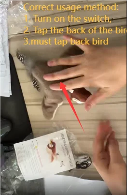 Hot Simulated Bird Cat Toy Interactive Toys Dog Rechargeable Chirping