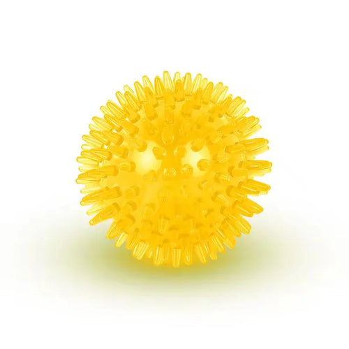 TPR Squeaky Spiked Dog Ball Chew Toy Durable Teeth Cleaning Molar Toy