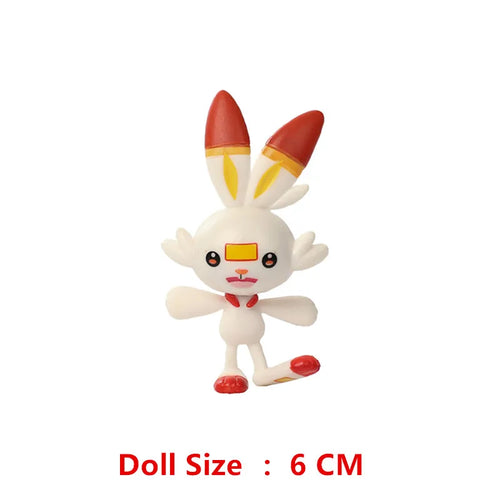 New Pokemon 4-13Cm Cartoons Movie Anime Figure Pikachu Lucario Mewtwo