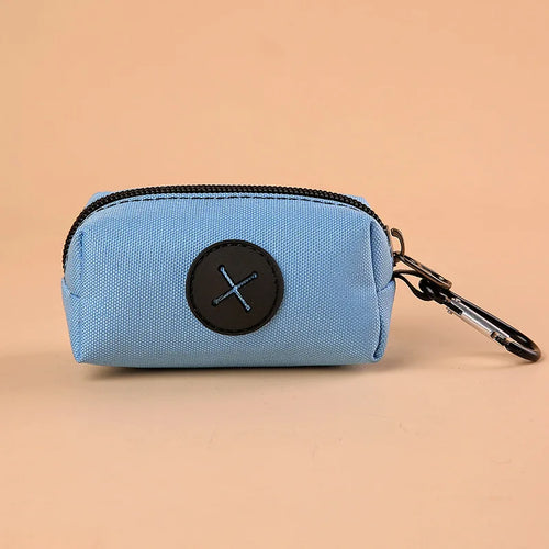 Canvas Dog Poop Bag Holder, Outdoor Pet Waste Bag Dispenser with