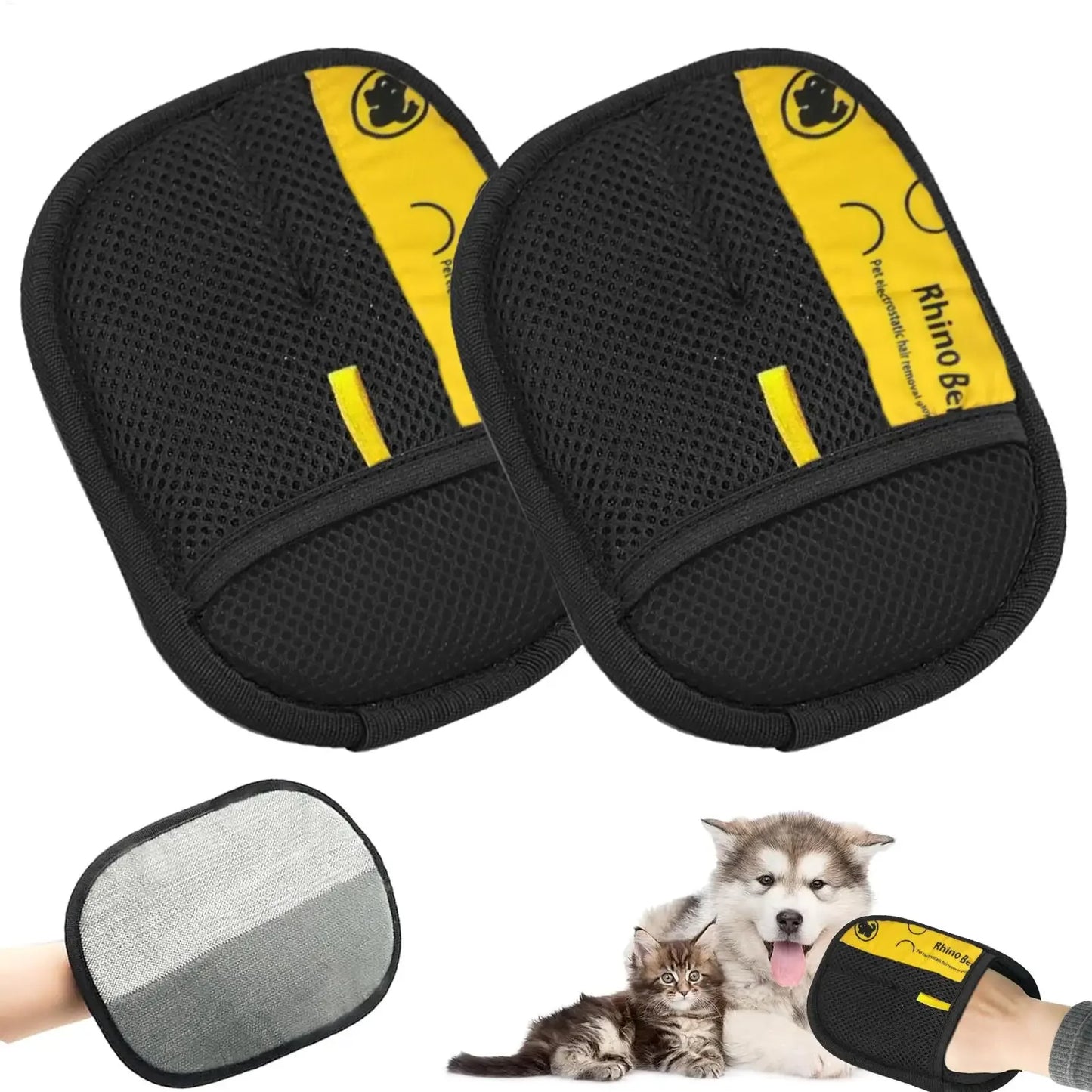Pet Electrostatic Hair Removal Gloves Dog Cat Hair Removal Brush