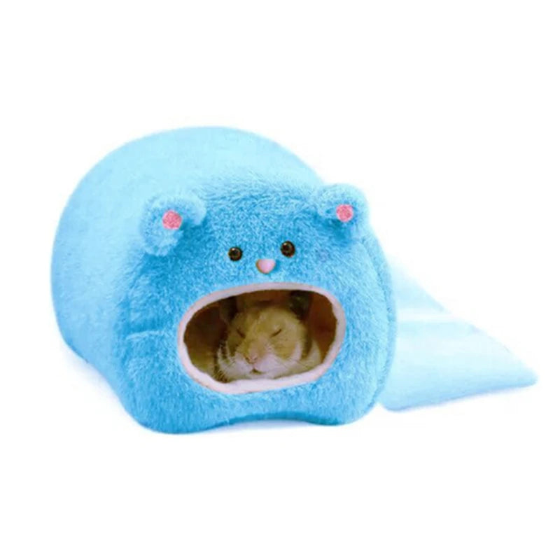 Hamster Soft Warm Bed Rat Hammock Pig Squirrel Winter Pet Toy Hamster