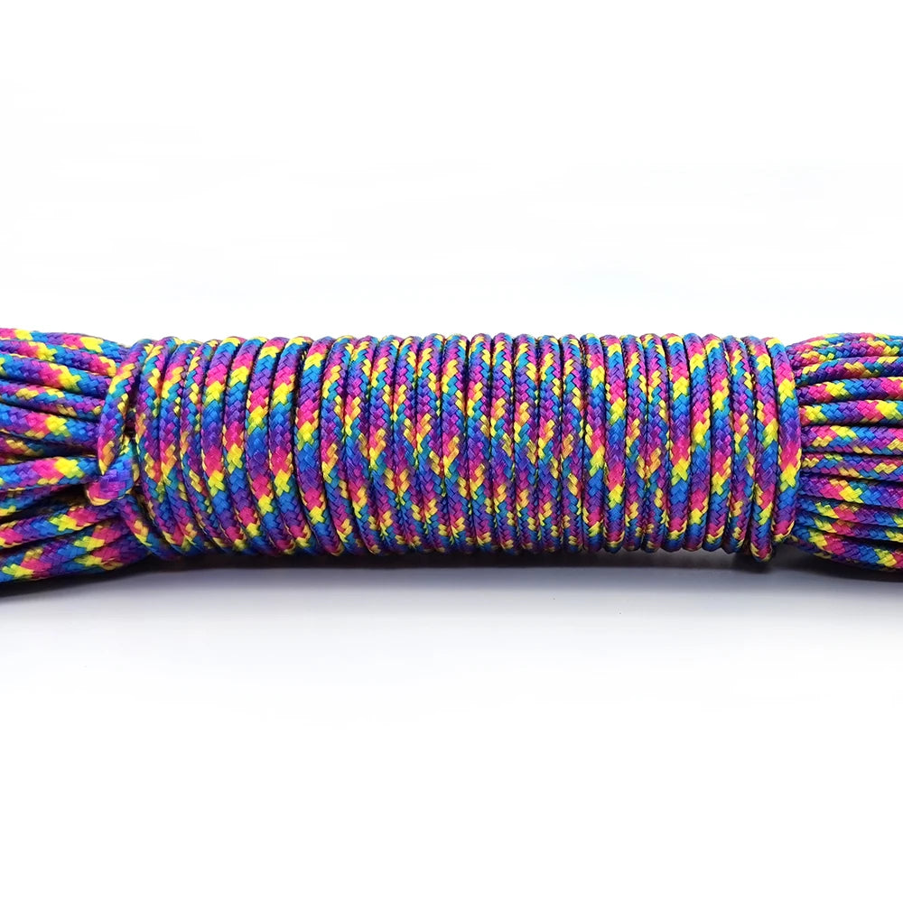 3mm Paracord, Outdoor Hiking and Camping Rope, Clothes Drying Rope,