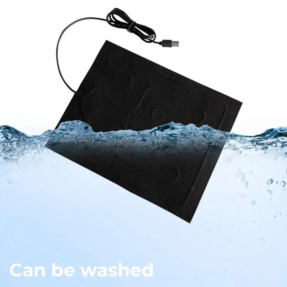 USB Folding Heated Seat Cushion Dog /Cat Winter Electric Warming Mat