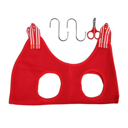 Dog Cat Grooming Hammock Fixed Bath Bag for Nail Cutting Anti Scratch