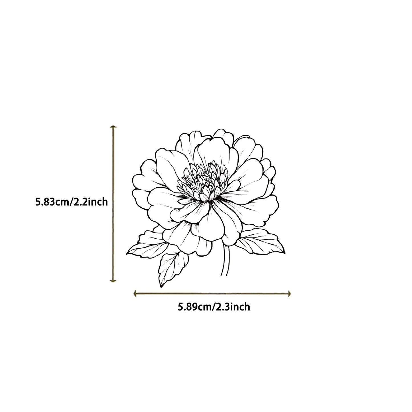 50pcs Black and White Plants Pattern Stickers Perfect for DIY Phone