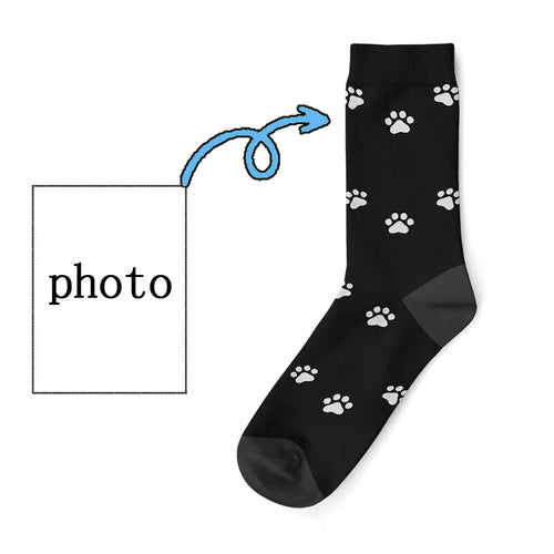 Custom Socks Cat 3D Print Men/Women Socks Casual Funny Novelty DIY