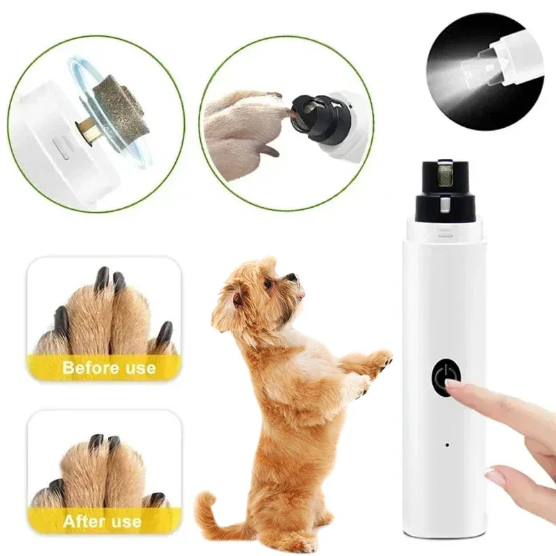 Electric Dog Nail Clippers for Dog Nail Grinders Rechargeable USB