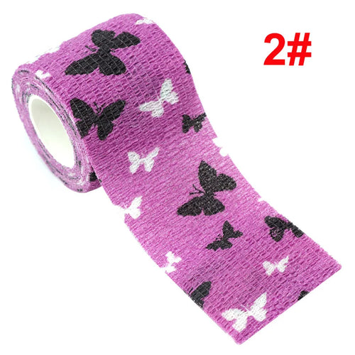 Animal Pattern Printed Self Adhesive Elastic Bandage 4.5m Sports Wrap