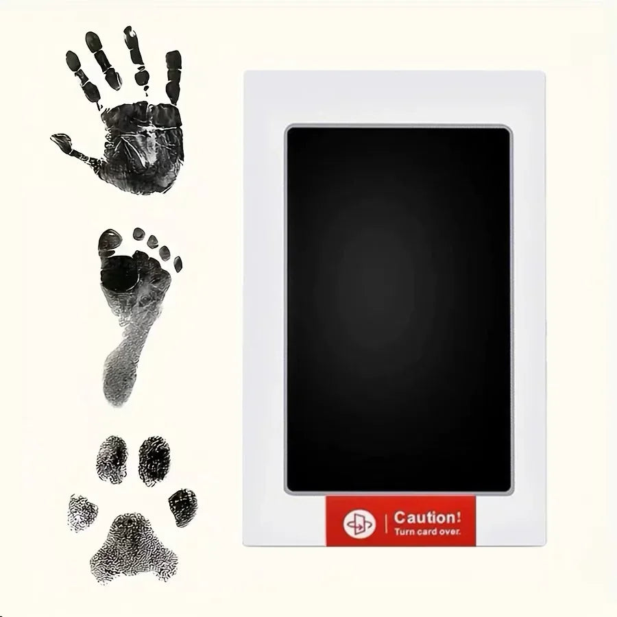 Baby Handprint Footprints Ink Pads for Pet Safe Non-toxic No-Touch