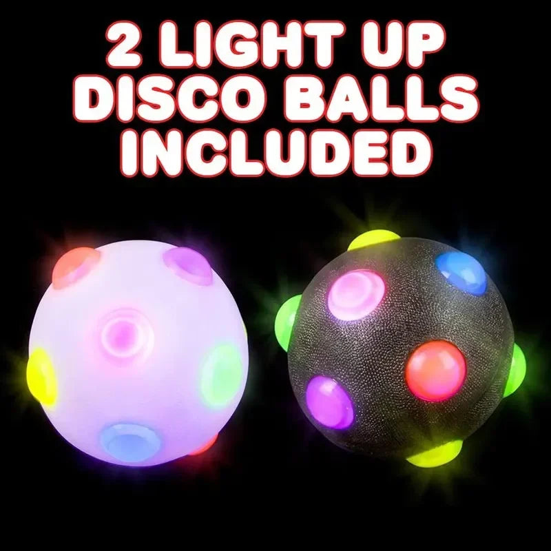 New Cat Dog Toys LED Light Emitting Bouncy Ball Safety Environmental