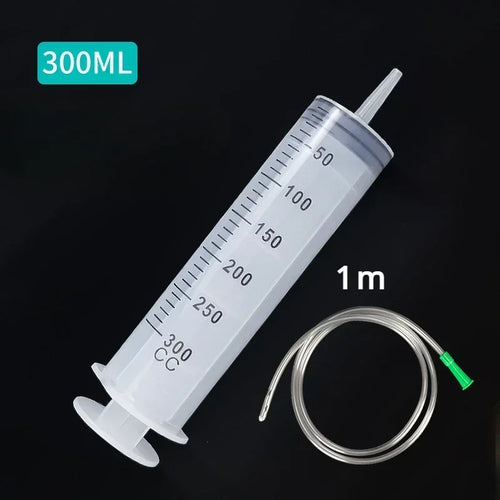 Large Vacuum Capacity Syringe 100/200/300/500ml Reusable Syringe Oil