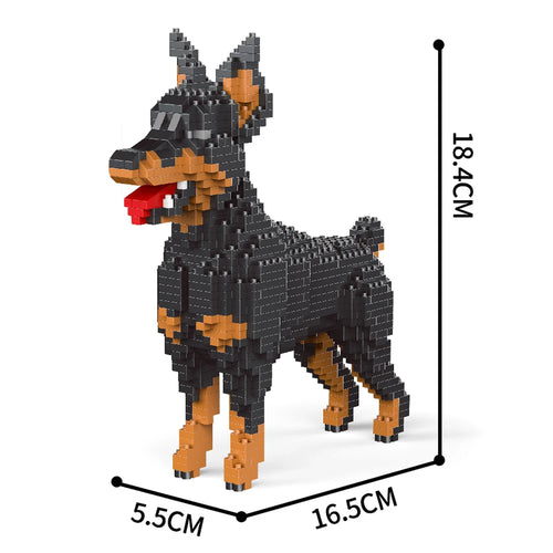 Charming Shiba Inu or Black Cat Building Block Kit (in bag) Delightful