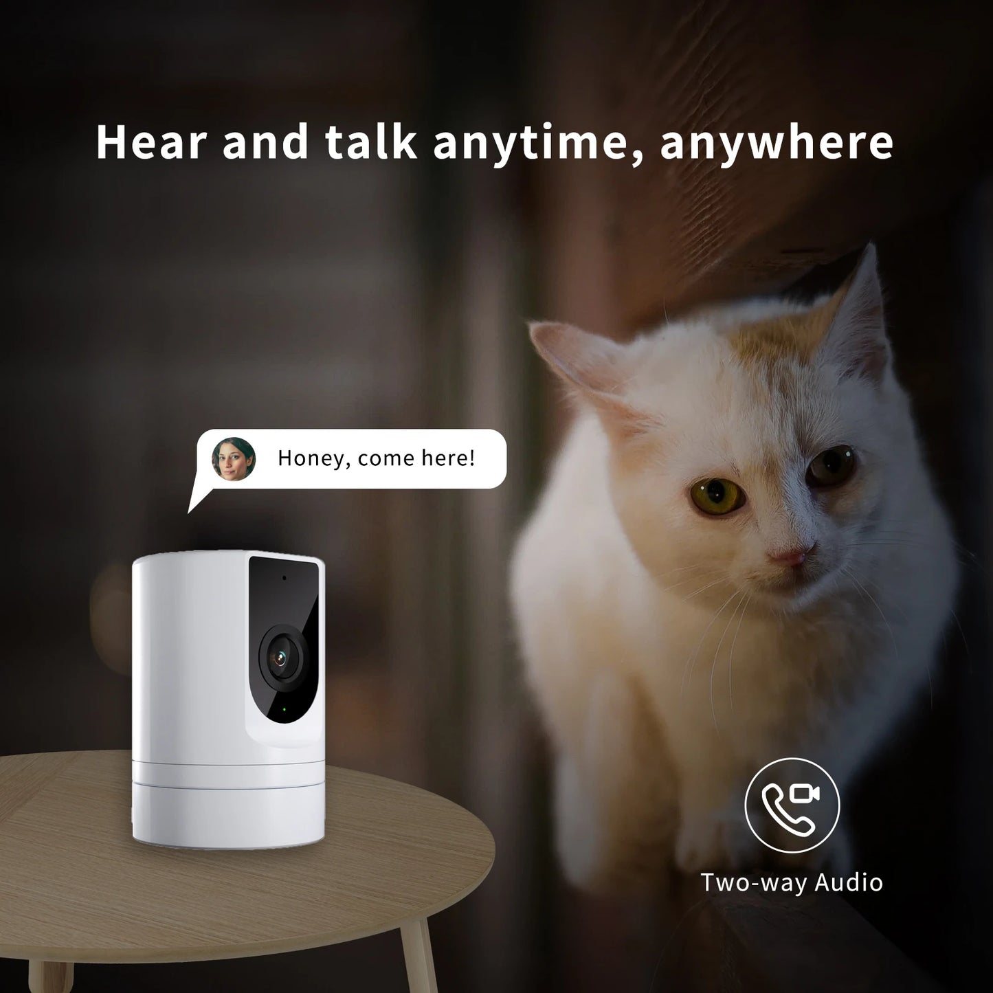 Ease Life App Security Baby Camera Indoor Home Security 2.4GHz 1080P