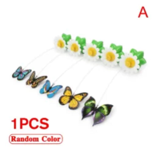 Electric Butterfly Cat Toy Shake Rotating Flying Automatic Humming
