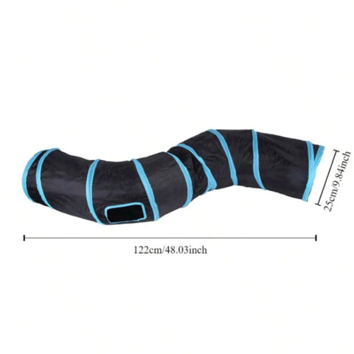 Hot Foldable Cat Tunnel Tube Interactive Fun Kitty Training Toy
