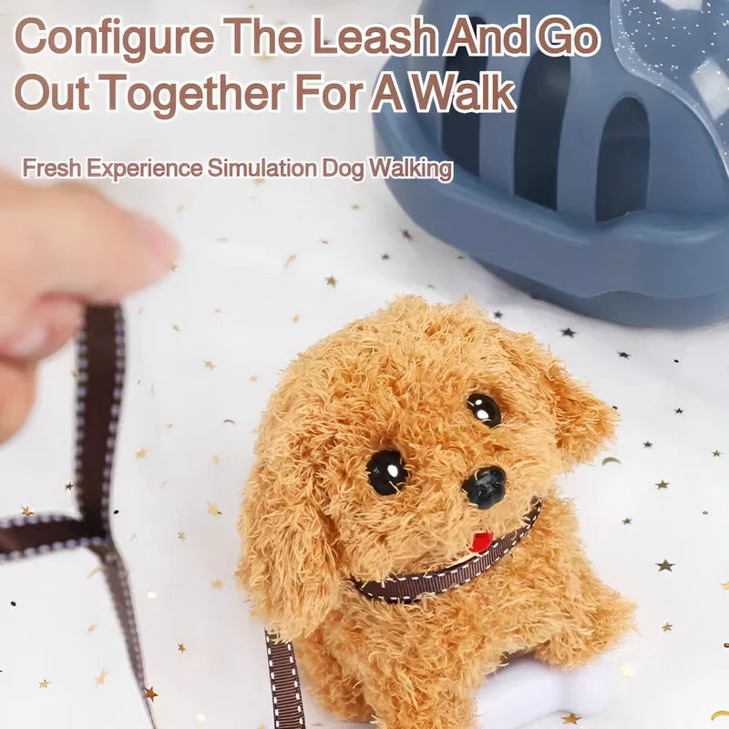 Cute Interactive Puppy Plush Toy Voice Control Soft Stuffed Animal