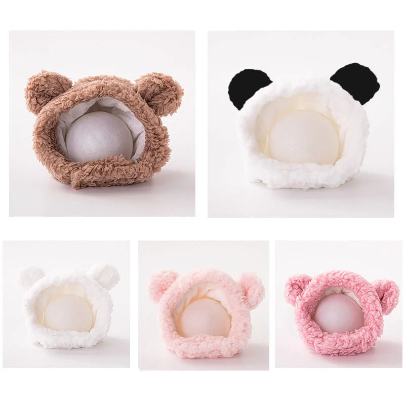 Cute Bear Rabbit Hooded Pet Cat Dog Accessories Cosplay Cat Hat Winter