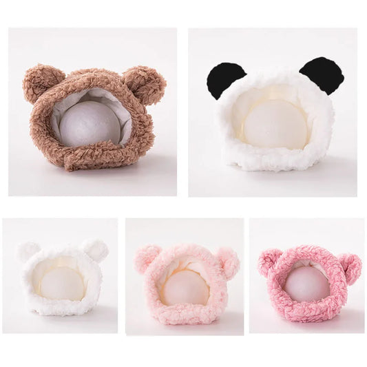 Cute Bear Rabbit Hooded Pet Cat Dog Accessories Cosplay Cat Hat Winter