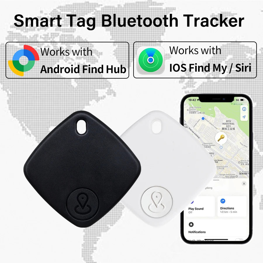 IOS Android Smart Tag GPS Tracker Global Locator Bluetooth Anti-Lost
