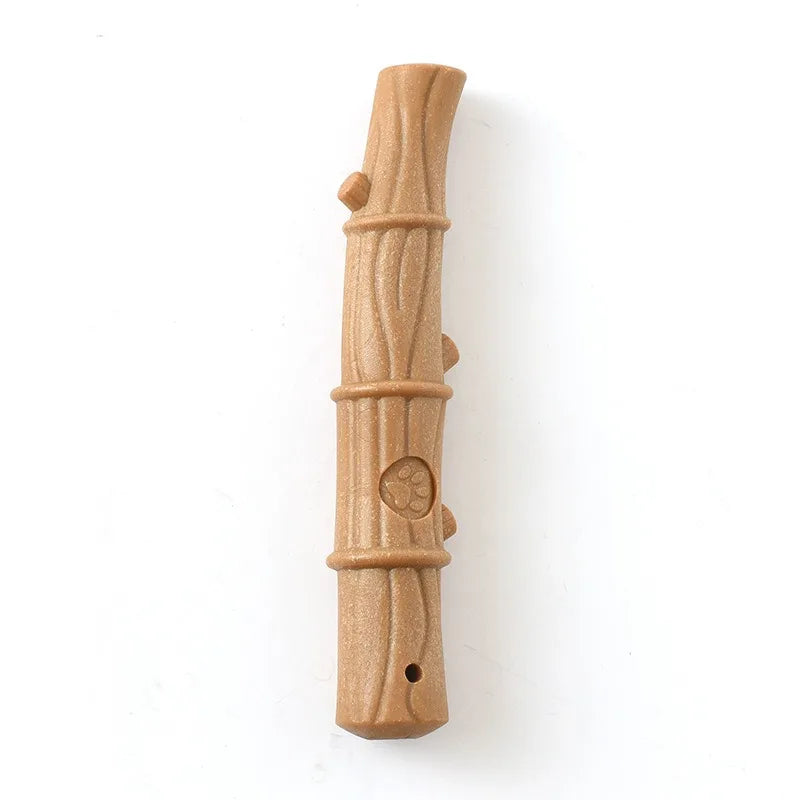 New Pet Teeth Grinding Toy Dog Interactive Bone Training Toy Bamboo