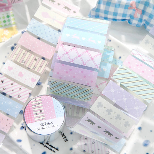 45mm*2m Color Labels Stickers PET Tape DIY Decor Scrapbooking Collage
