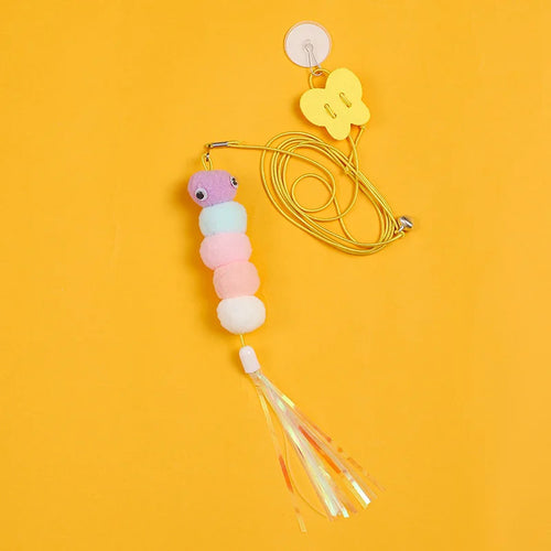 Interactive Cat Toy Hanging Simulation Teaser Wand Kitten Self-Play
