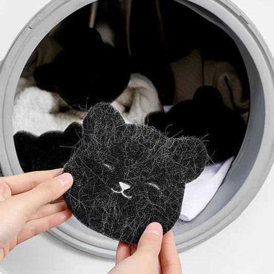 2 /4 Sets Of Household Pet Hair Remover, Machine Washed Bear Sticky