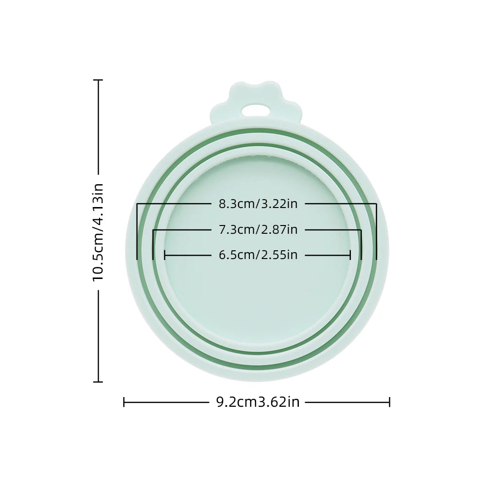 1 Reusable Silicone Pet Can Lid Bpa Free, Suitable For Most Sized Dog