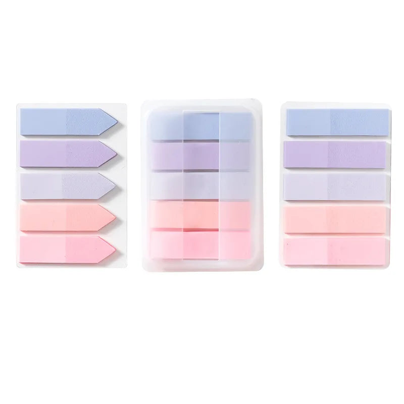 1 PC PET Transparent Index Sticker Morandi Sticky Note Sticker Sticky