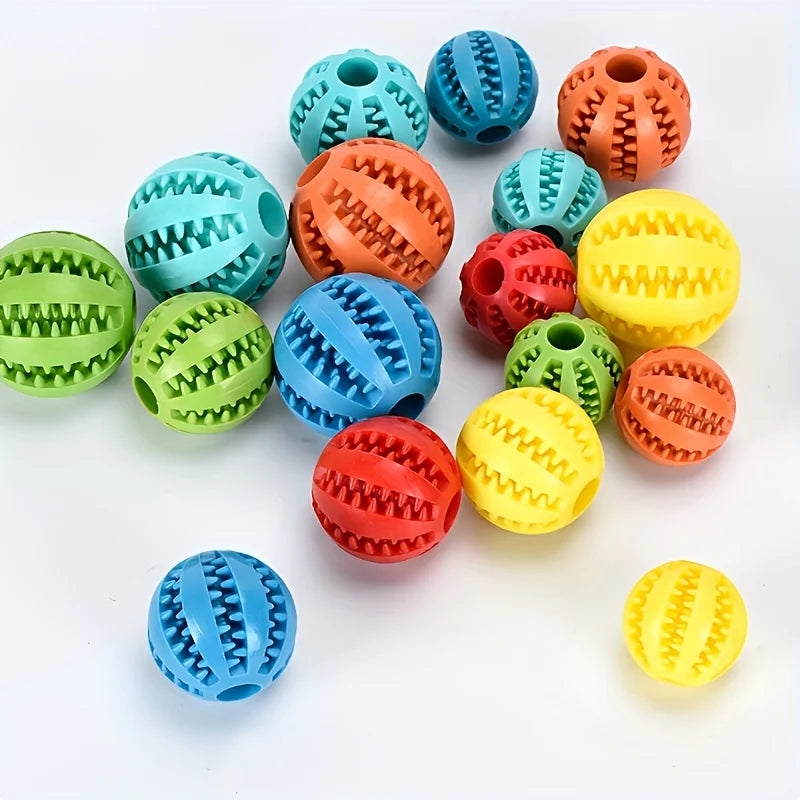 Dog Ball Toy, Dog Food-Leaking Toy, Rubber Chew Toys For Dog, Molar