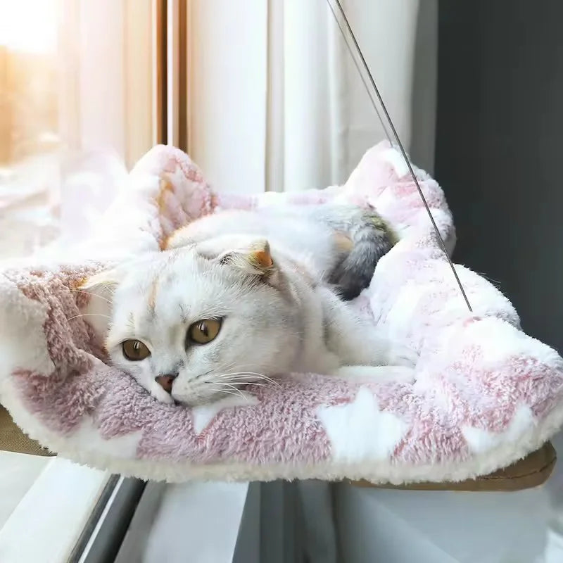 Winter Cat Window Hanging Hammock Bed Suction Cup Space Saving All