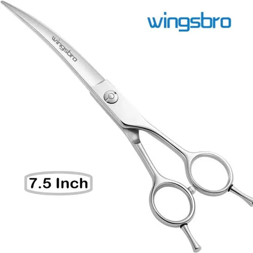 7.5" Curved Dog Grooming Scissors , Professional Pet Curved Scissors