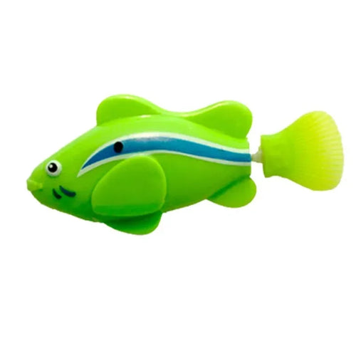 Cat Toy LED Inductive Interactive Swimming Robot Fish Toys Glowing