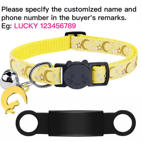 Customized Cute Glow Cat Collar Free Engraved Puppy Kitten Anti-lost