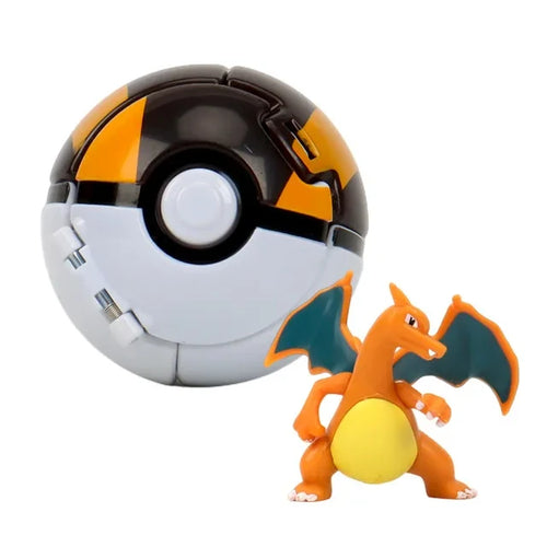 Pokemon Figure Pokeball Anime Figurines Cartoons Pikachu Charizard