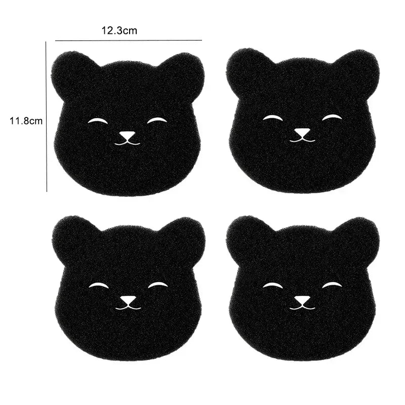 9PCS Pet Hair Remover Bear Shape Laundry Ball Washing Machine Lint