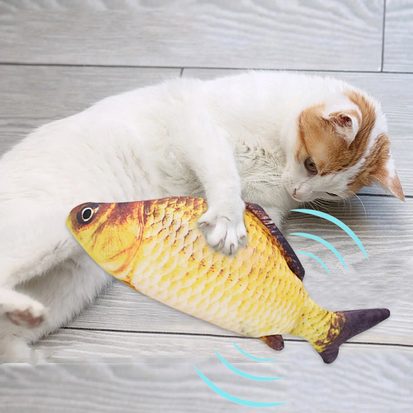 Cat Toys Fish USB Charger Fish Interactive Electric Floppy Fish Cat