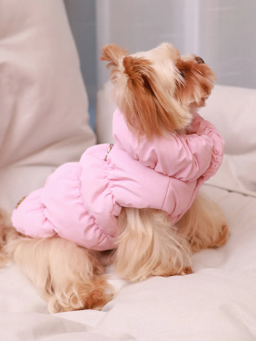 Dog Jacket For Autumn/Winter, Pet Coat, 3-Layer Thick Warm Outerwear,