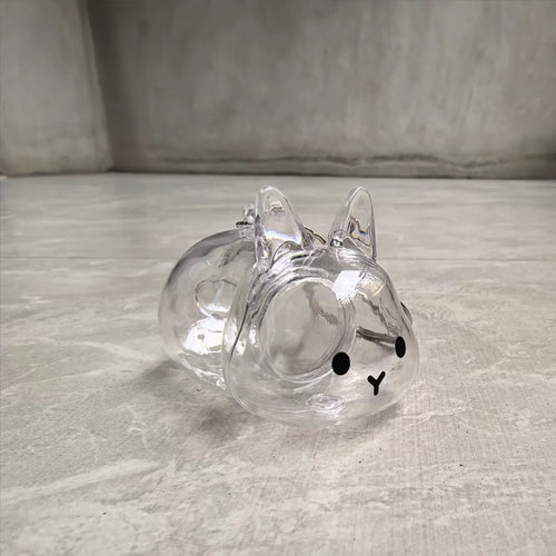 Transparent Rabbit Hair Keepsake Bottle Pet Hair Storage Capsule