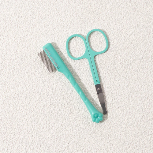 Pet Facial Cleaning Comb Set Removes Tear Stains Eye-poop Cat Paw Comb