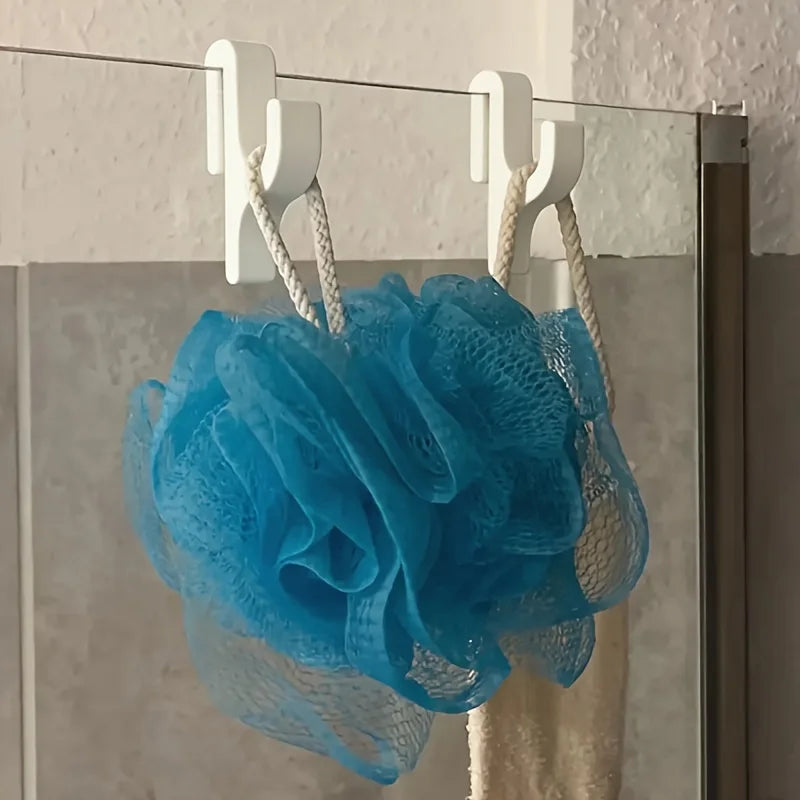 3D Shower Door Towel Hook for 8mm Glass Doors Bathroom Hanger for