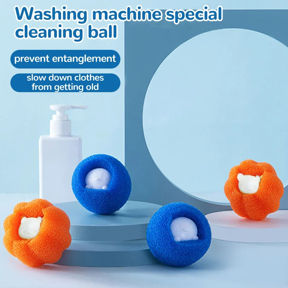 1/5/10PCS Laundry Ball Kit Reusable Washing Machine Hair Remover Ball