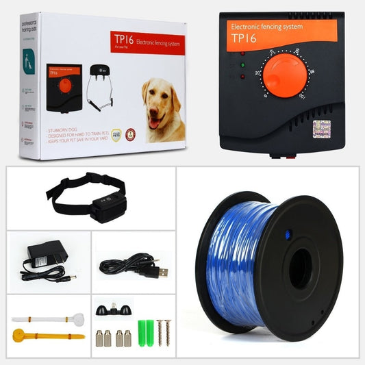 Tp16 Pet Dog Electric Fence System Rechargeable Waterproof Adjustable