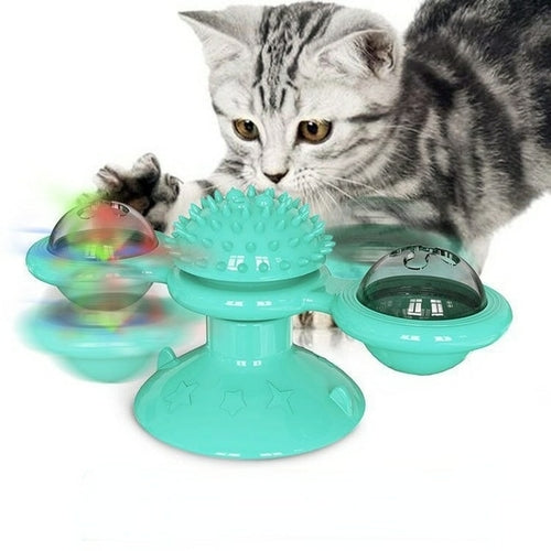 Windmill Cat Toy Interactive Pet Toys For Cats Puzzle Cat Game Toy
