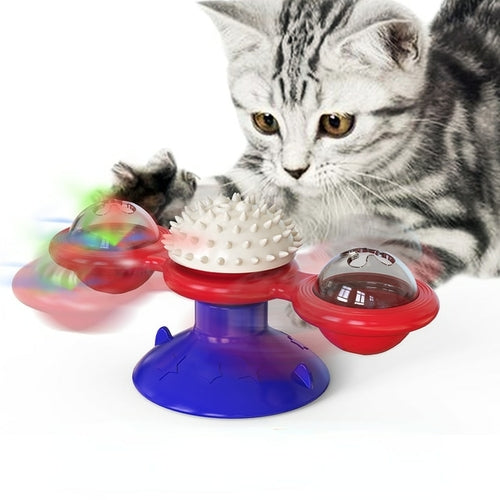 Windmill Cat Toy Interactive Pet Toys For Cats Puzzle Cat Game Toy